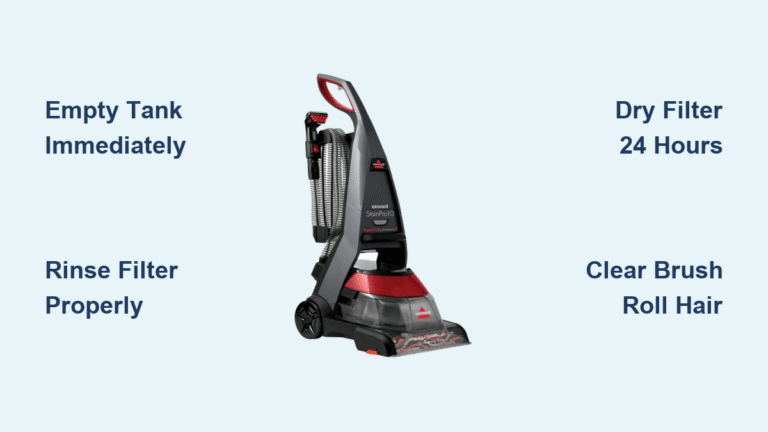 How to Clean Bissell PowerClean Pro After Use