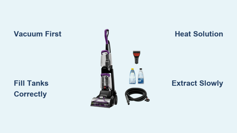 How to Use Bissell Powerwash Carpet Cleaner