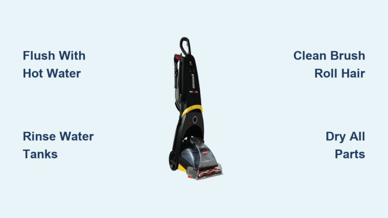 How to Clean Bissell ProHeat After Use